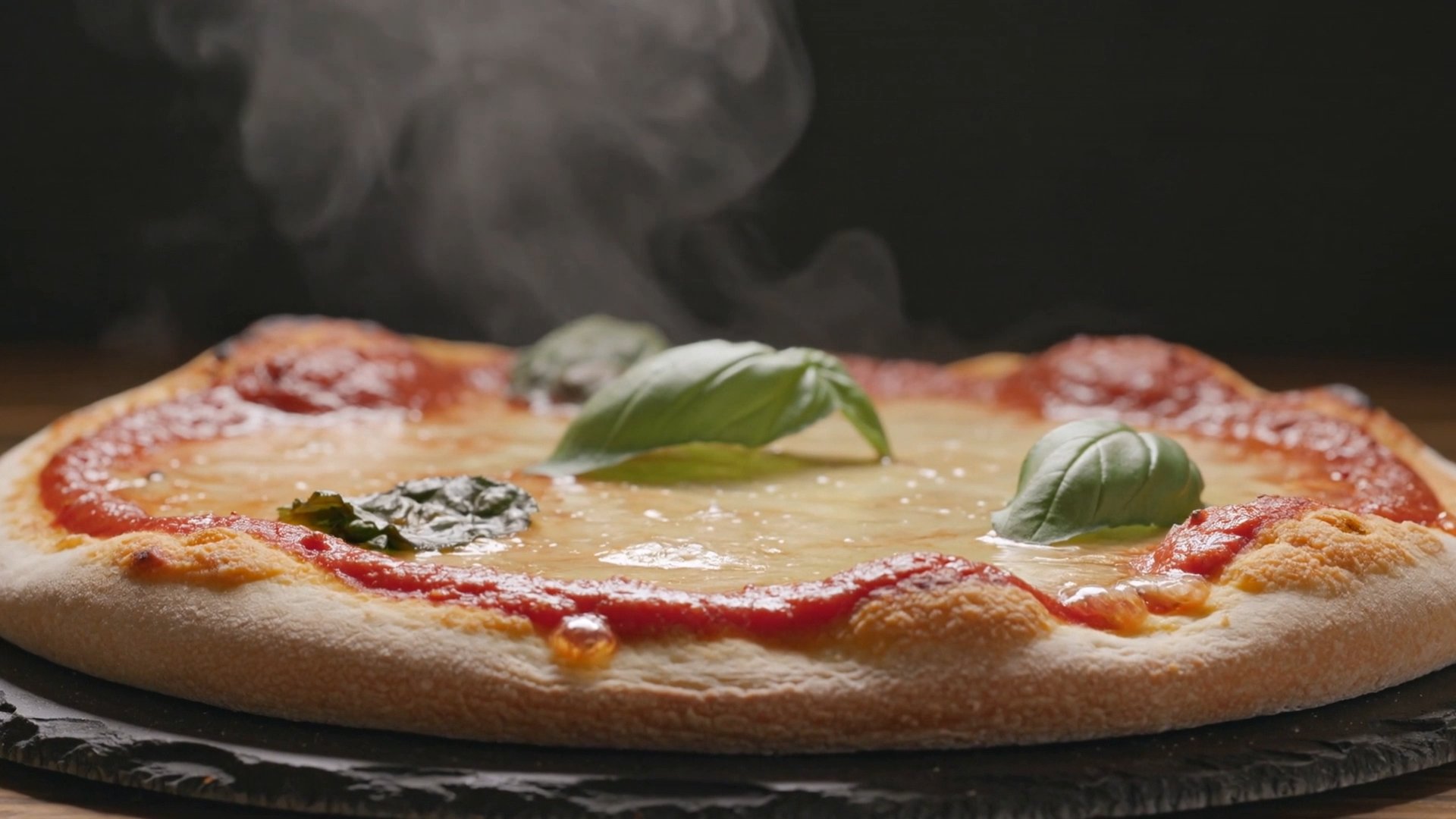 Złocisty brzeg pizzy neapolitańskiej